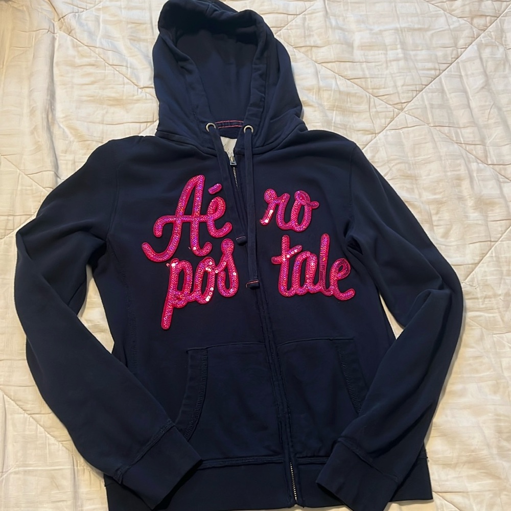 Size medium Aeropostale zip up hoodie